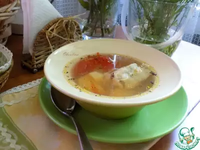 Лёгкий рыбный суп из трески