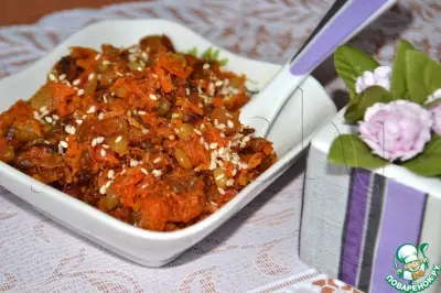 Халва из моркови с изюмом, орехами, семечками в мультиварке