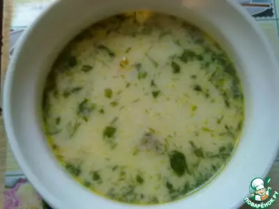 Суп с гусиными потрохами