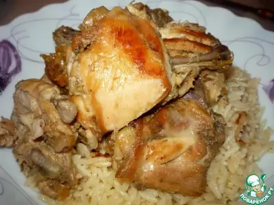 Пряная курица с рисом "Свекровь довольна!"