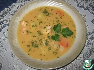 Суп-пюре из сёмги