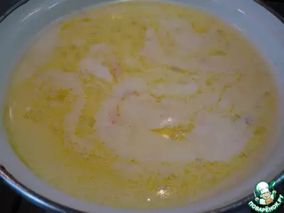 Сливочный форелевый суп