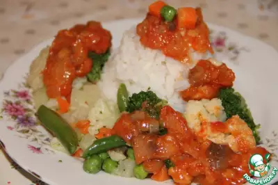 Рис с овощами "Томатная Сказка"