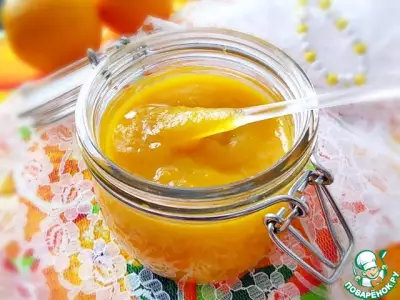 Тыквенно-апельсиновый десертный соус с имбирем и лимоном