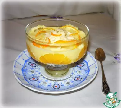 Рисовый пудинг с ароматом апельсина и кардамона