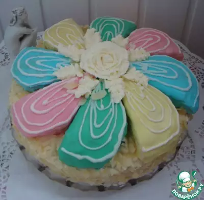 Цветочный торт