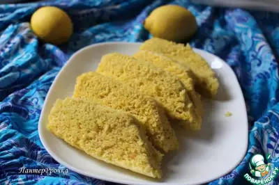 Лимонный пирог на пару