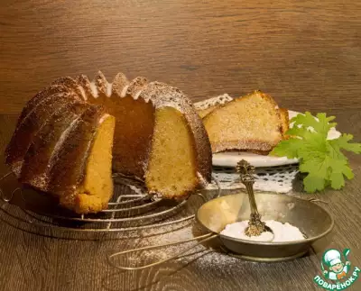 Масляный кекс с ароматом герани