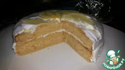 Лимонный кекс-торт