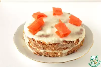 Пирог с карамельной морковью
