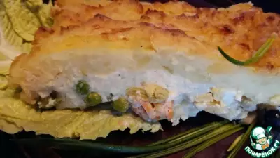Английский рыбный пирог "Деревенский"