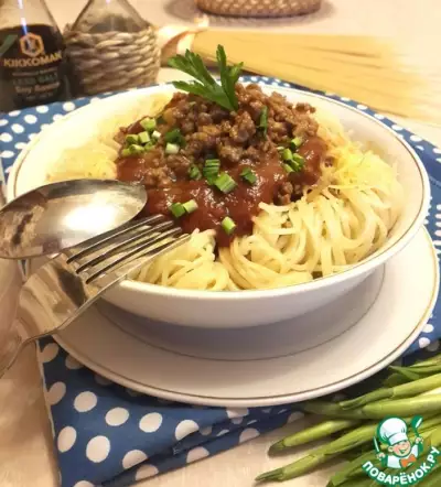 Соус для спагетти "А-ля Болонезе"