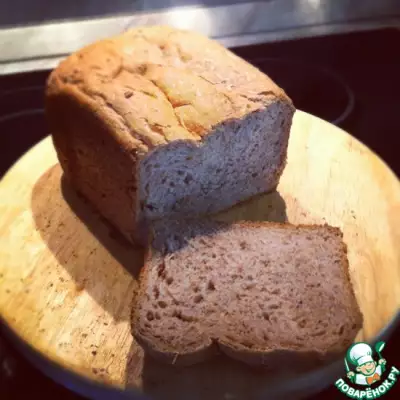 Бездрожжевой ржаной хлеб на закваске "Вечная" в хлебопечке