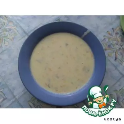 Суп "Молочно-грибная вкусняшка"