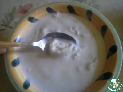 Молочный суп с ванильными клёцками
