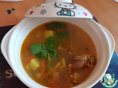 Быстрый рыбный суп