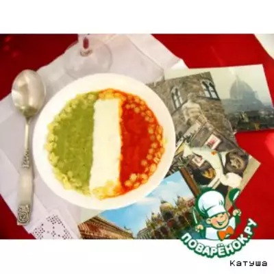 Суп из брокколи и томатов "Вспоминая Италию"