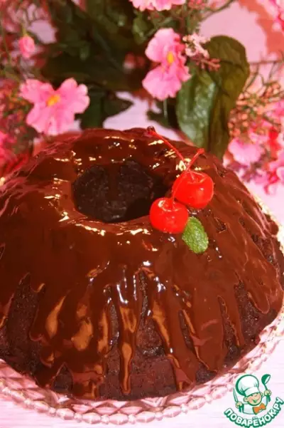 Шоколадный кекс с вишней "Отелло"