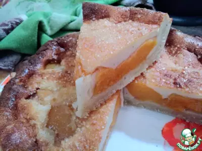 Рассыпчатый абрикосовый тарт по-французски