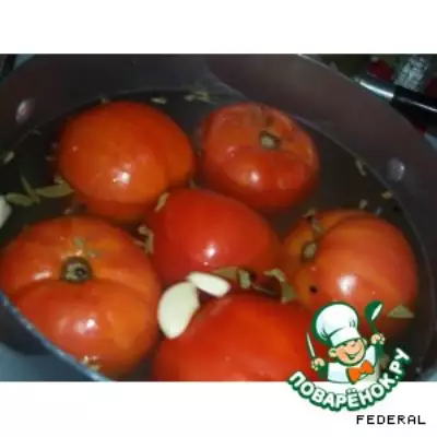 Быстро маринованные помидоры