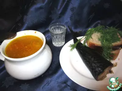 Суп с кальмарами и рисом