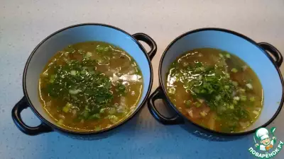 Гороховый суп с бараниной в мультиварке