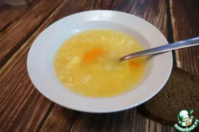 Постный гороховый суп в мультиварке