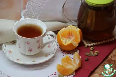 Чай оригинальный с кардамоном и мандаринами