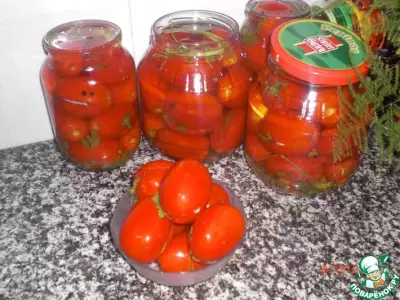 Квашеные помидоры за 2 дня