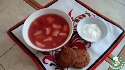 Суп-пюре из клубники