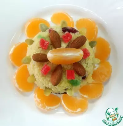Десертный салат пшенно-цитрусовый