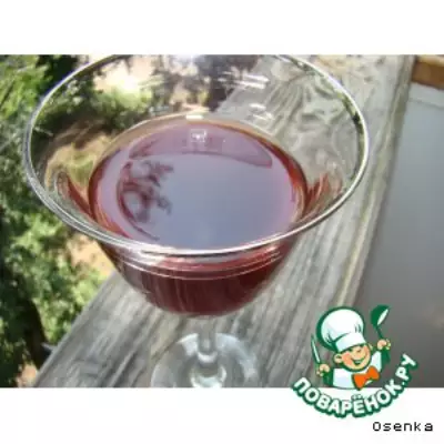 Вишнeвая ягодная наливка без добавления спирта слабоалкогольная