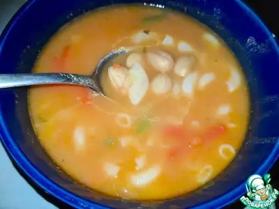Острый фасолевый суп