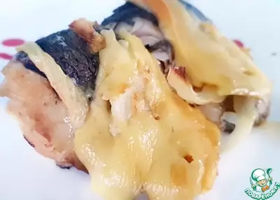 Рыба, запечeнная с беконом и сыром