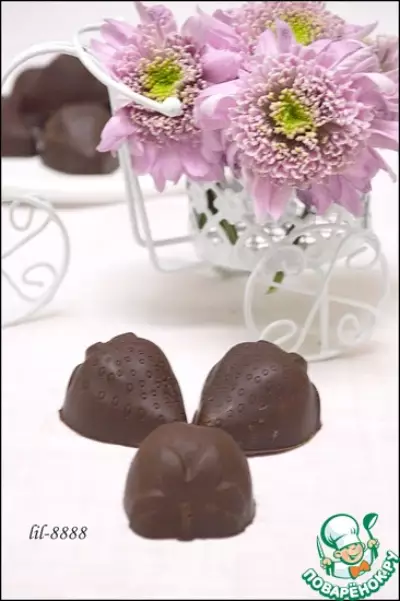 Шоколадные конфеты с жидкой начинкой