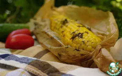 Ароматно-пряная запеченная кукуруза