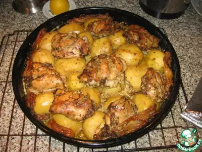 Курица с картофелем "Барьерный риф"