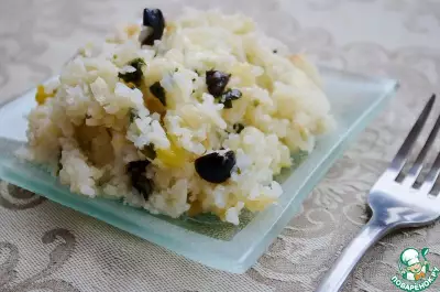 Рис с кабачками и фетой в мультиварке