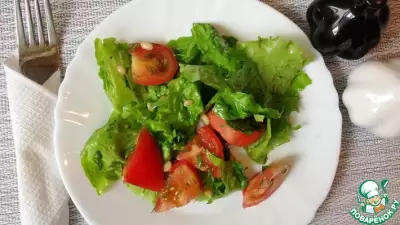 Салат с томатами и кедровыми орехами