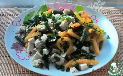 Салат из стручковой фасоли "На здоровье"