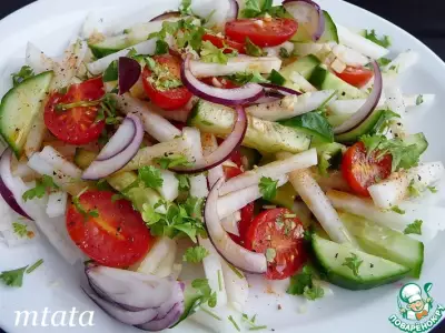 Андалузский салат с овощами