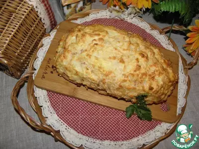 Картофельно-мясной хлеб