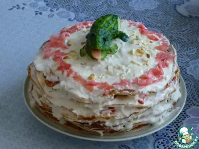 Торт-салат «Крокодил»