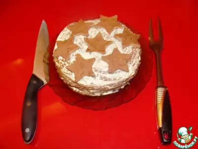 Торт печеночный армейские звезды