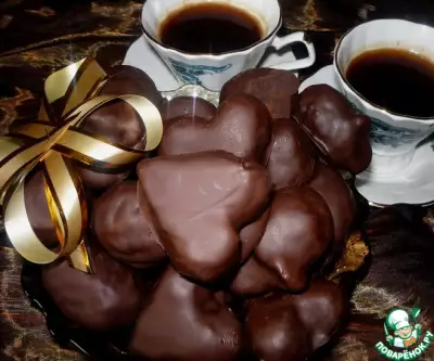 Марципановые конфеты в шоколаде
