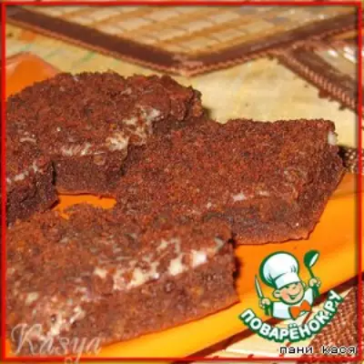 Печенье орехово-шоколадное Черная метка