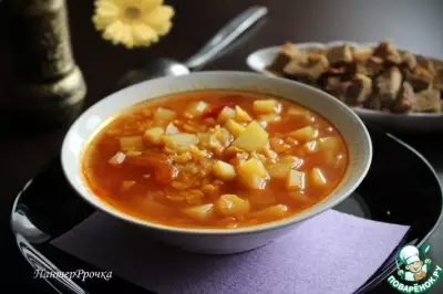 Изумительно ароматный гороховый суп