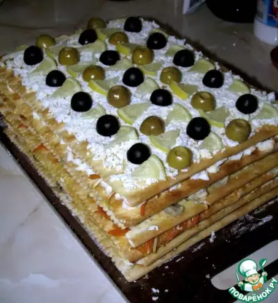 Закусочный торт "Наполеон"