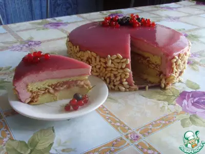 Смородиновый торт с «хрустинкой»