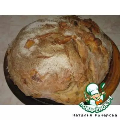 Хлеб с луком и лавровым листом